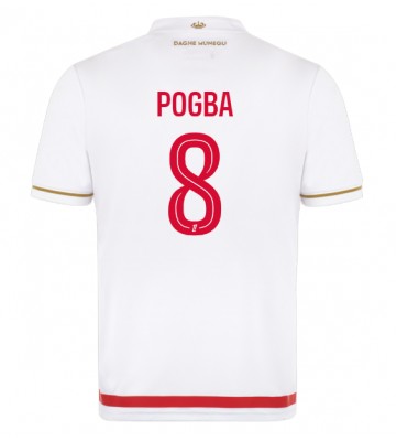 AS Monaco Paul Pogba #8 Hjemmebanetrøje 2025-26 Kortærmet